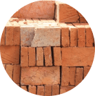Stacked wooden planks