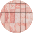 Decorative pink marble tile pattern